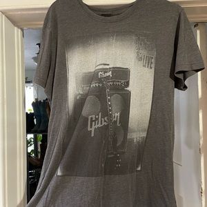 Gibson guitar and amp tee